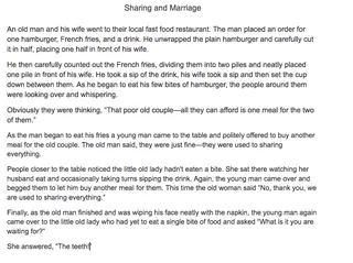 Funny-Stories-For-Seniors-Marriage-Is-Sharing Funny Short Stories For Seniors Sharing And Marriage