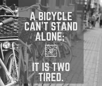 13 Funny Pun And Clever Memes  Bicycles Can'T Stand Alone