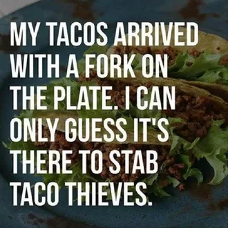Taco Memes Funny  Taco Stab