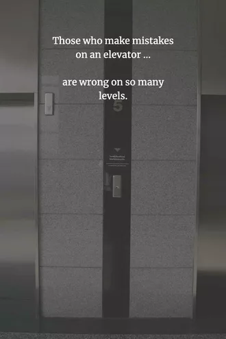 Funny Chinese Proverb  Elevators