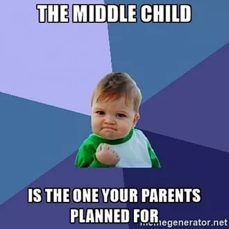 Hilarious Middle Child Memes
