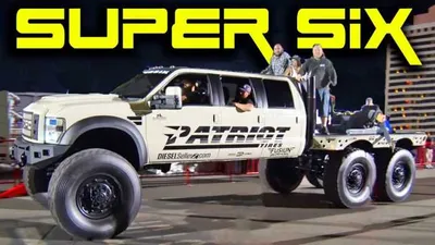 Meet The Super Six The Six Door Ford F550 Heavy D And Dieselsellerz Sema 2015 Build Pictures 002
