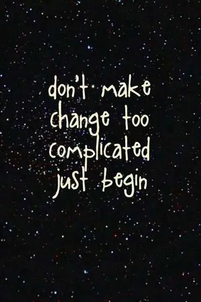 Changequote Justbegin