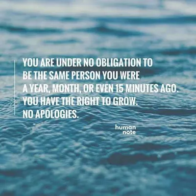 Changequote Noapologies