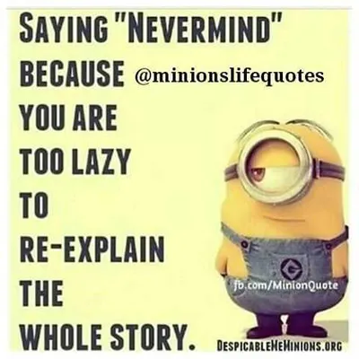 Minion Nevermindrmind