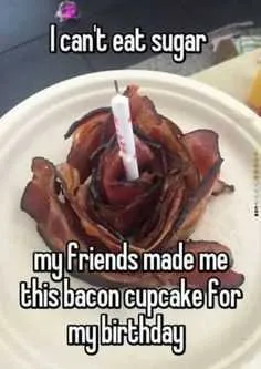 Bacon Sugarfreecake