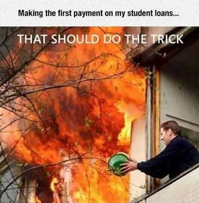 Meme Studentloanfire