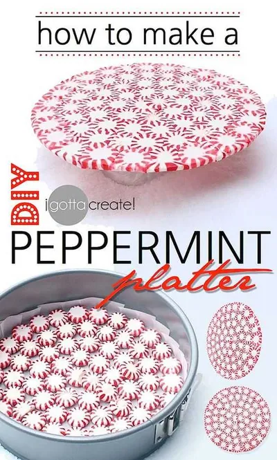 Peppermint Platter Ginger Bread House Hack