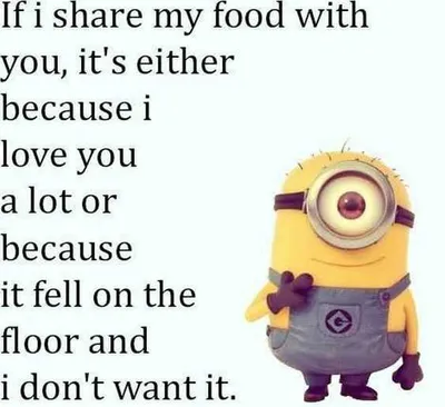 Another Of The Funny Minion Quotes About Generosity
