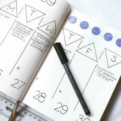 Bullet Journal Ideas  Header Ideas For Dates