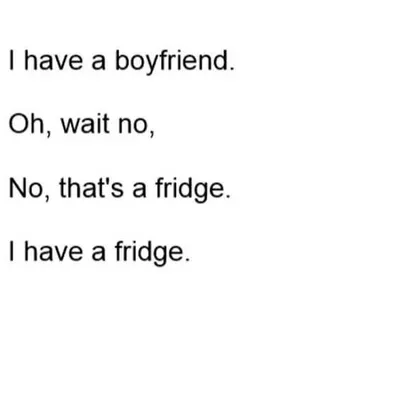 Funny Fridge Boyfriend