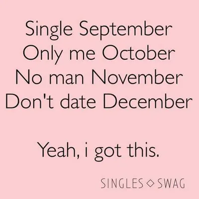 Funny Single Calendar