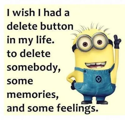 Minion Quotes Funny Friend 1 Delete Button