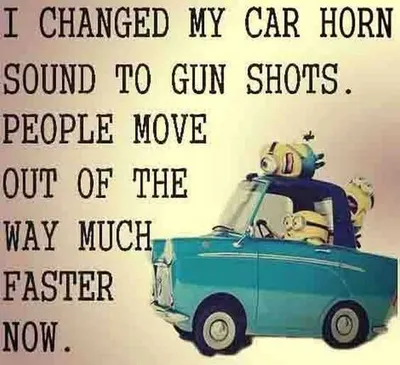 Hilarious Minion Sayings Car Horn Fun