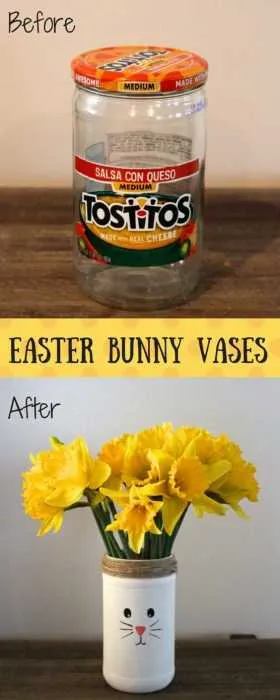 Clever Diy Easter Projects  Bunny Vase