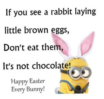 Minion Bunny Eggs