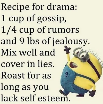 Minion Recipe Drama