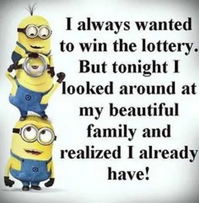 Minion Won Lottery