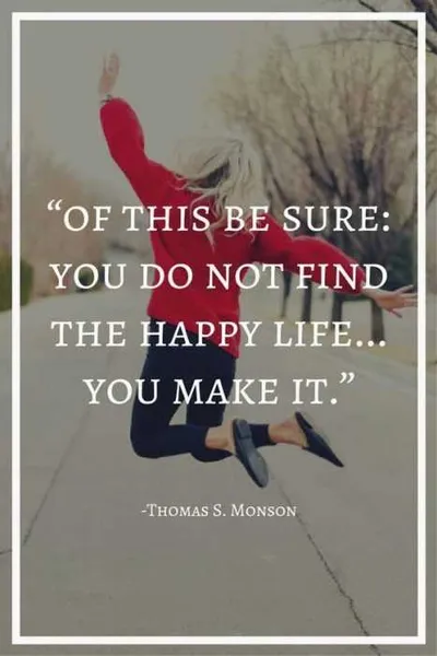 Quote Dont Find Happy Life