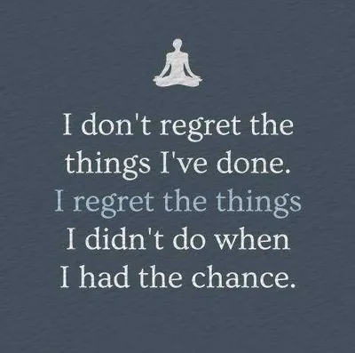 Inspirational Quotes About Yourself Regret