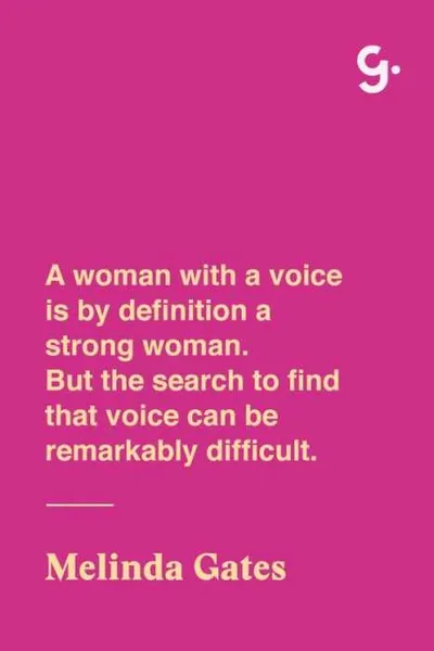 Quote Woman With A Voice