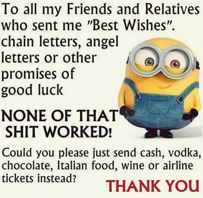 Minion Chain Letters