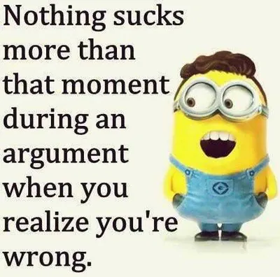 Minion Realize Wrong