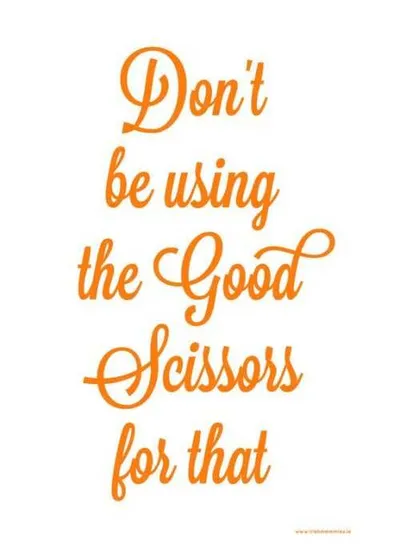 Quote Good Scissors