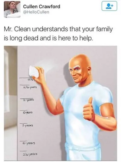 Funny Long Dead Mrclean