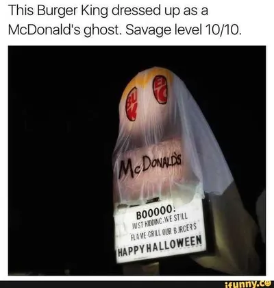 Funny Mcdnald Ghost