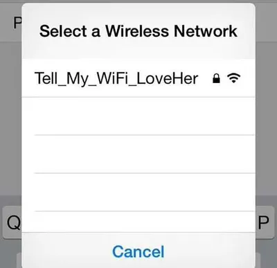 Funny Tell Wifi Love Her