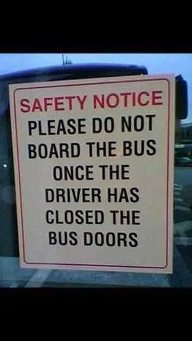 Funny Once Driver Closed