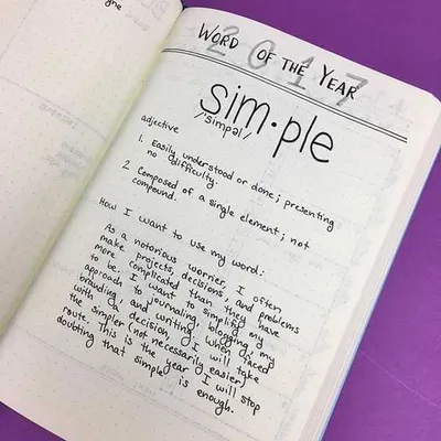 Bujo Pages For Words