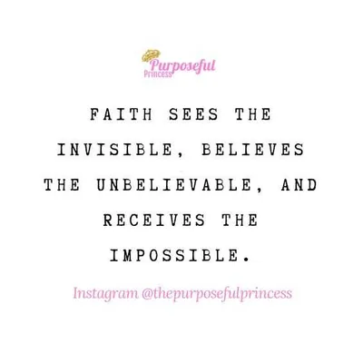 Quote Faith Sees
