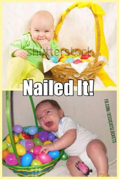 Funny Easter Basket Fail Yellow