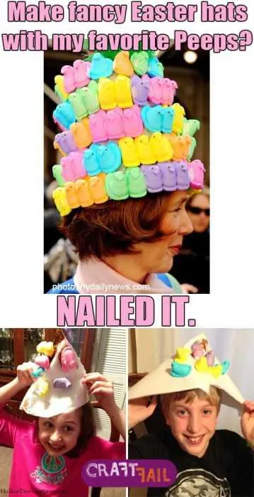 Funny Peeps Hats
