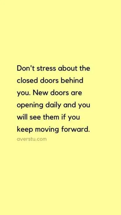 Inspiration Closed Doors