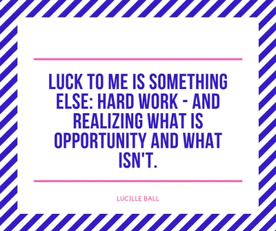 Quote Lucille Luck