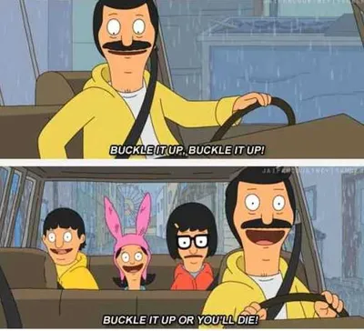 Funny Bob Buckle It Up