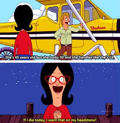 Funny Linda Headstone