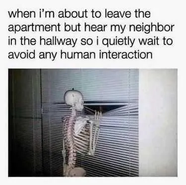 Funny Quietly Skeleton