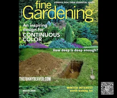 Coronavirus Meme Of A March 2020 Fine Gardening Magazine Featuring A Grave Dug In A Garden