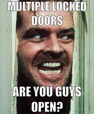 Funny Doors Locked