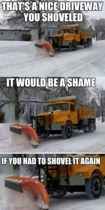 Funny Shame You Shoveled