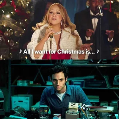 Joe Goldberg Memes  All I Want For Christmas Is You Meme