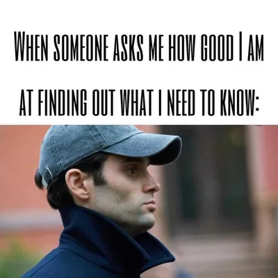 Joe Goldberg Memes  You Need To Know Meme