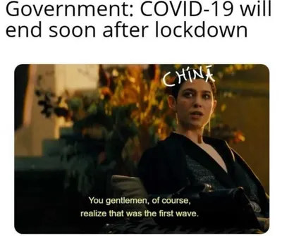 Woman Warning About Covid19 Second Wave Meme