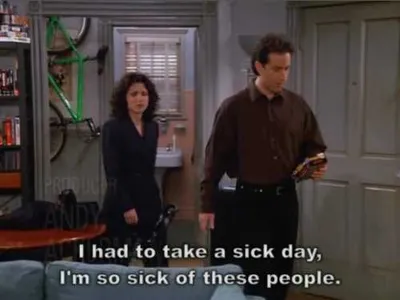 Seinfeld Sickday