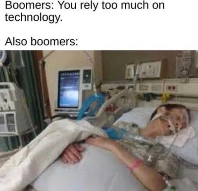 Ok Boomer Meme About Boomers Complaining Young People Rely On Technology