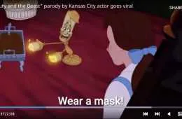 Wear A Mask Song Parody  Beauty And The Beast